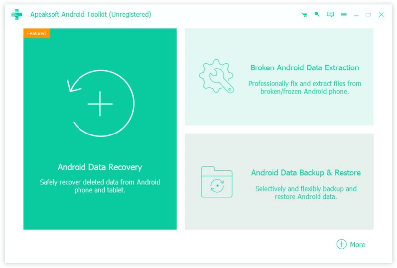 برنامه ریکاوری موبایل Apeaksoft