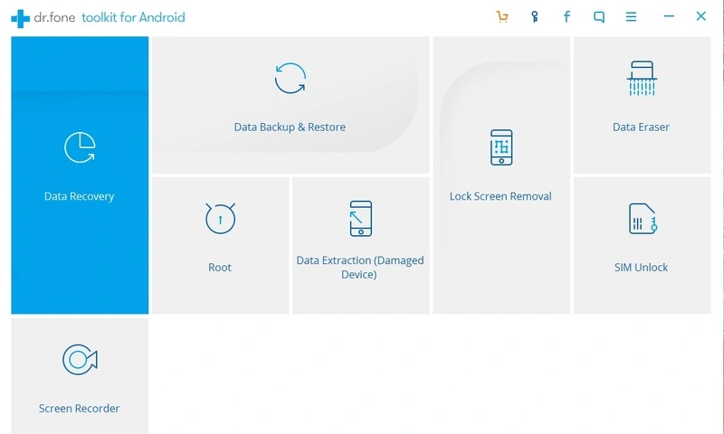 برنامه ریکاوری Dr.Fone