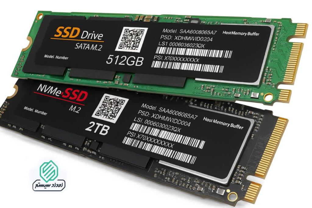 حافظه SSD SATA M.2 و حافظه‌ی NVMe SSD M.2